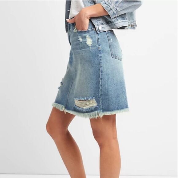 GAP DENIM MINI SKIRT - Picture 9 of 9